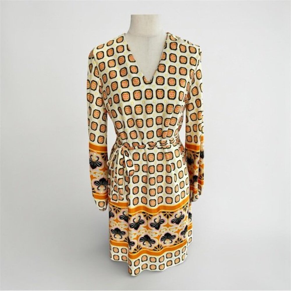 Vintage 70s Prairie Dress Balloon Sleeve Boho Cottagecore Size M